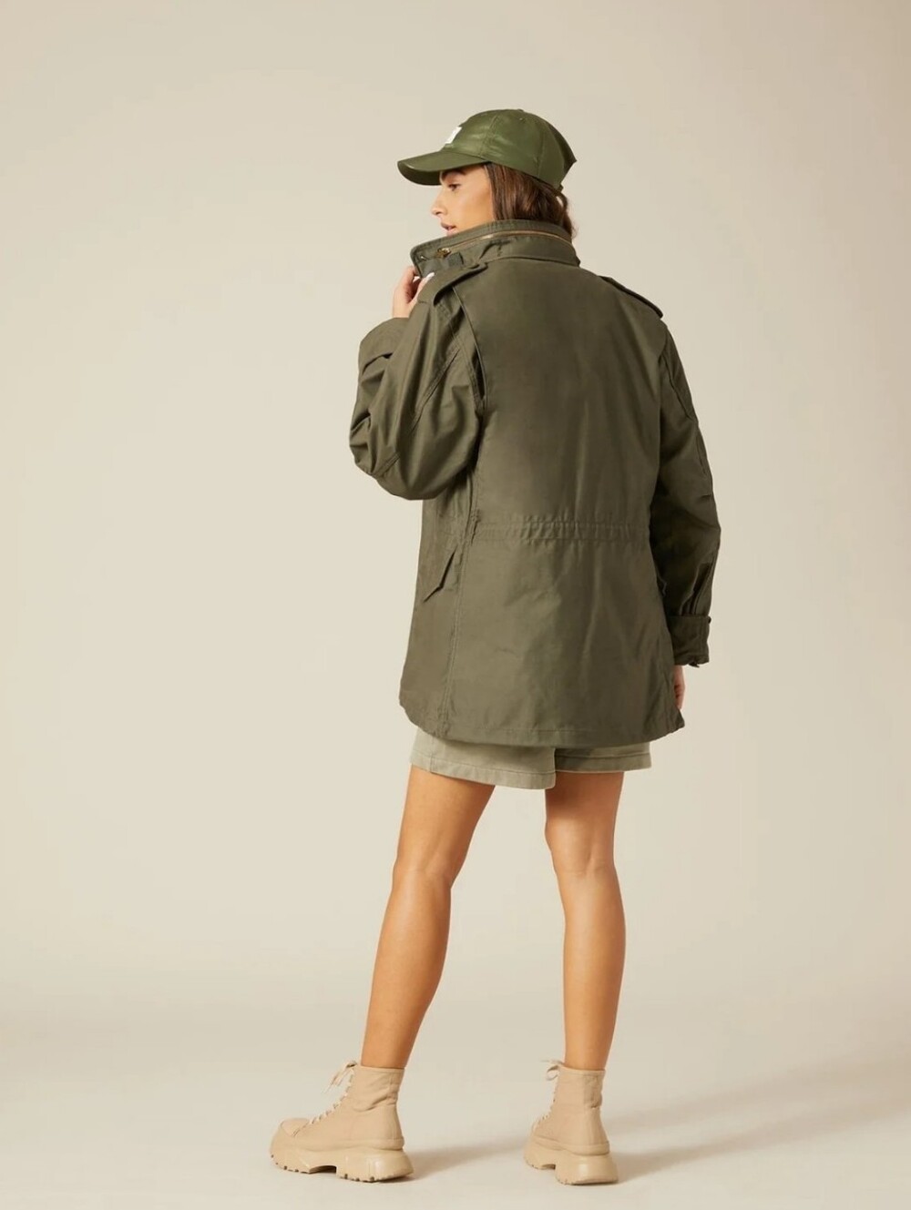 Alpha Industries M-65 Field Coat Olive Green Unisex Military Jacket Hood XXS NWT